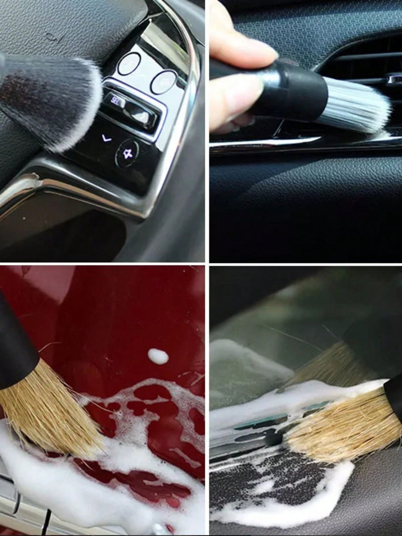 Kit Pincel De Higienização Automotiva 5 Tamanhos Carro