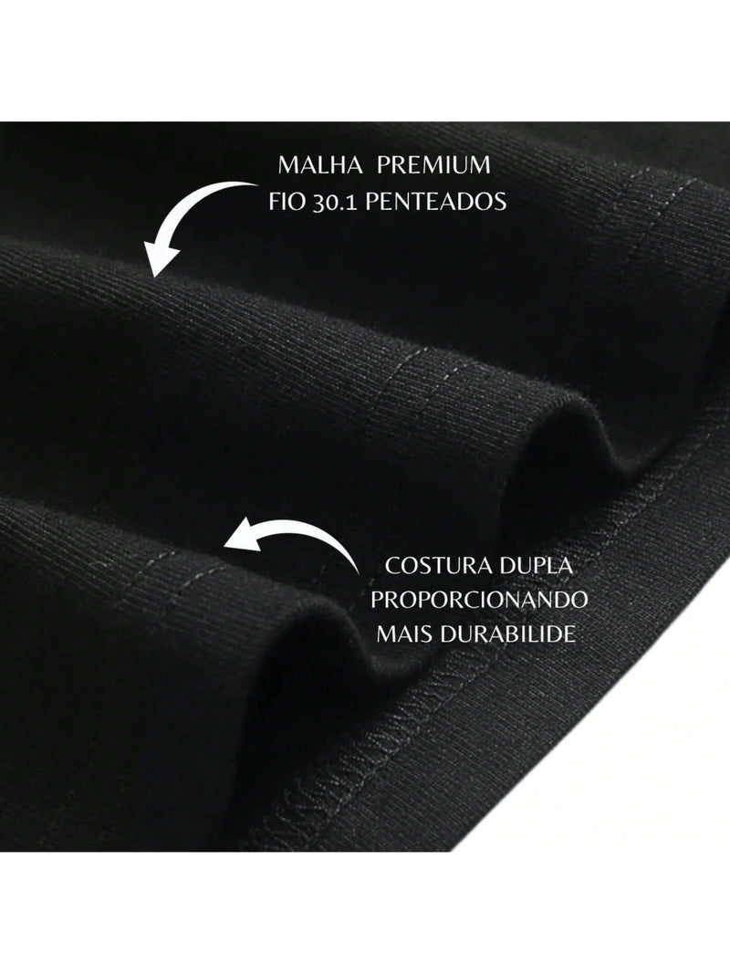 Kit 3 Camisetas 100% Algodão Fio 30.1 Camisa Blusa Básica Slim Fit Envio Imediato