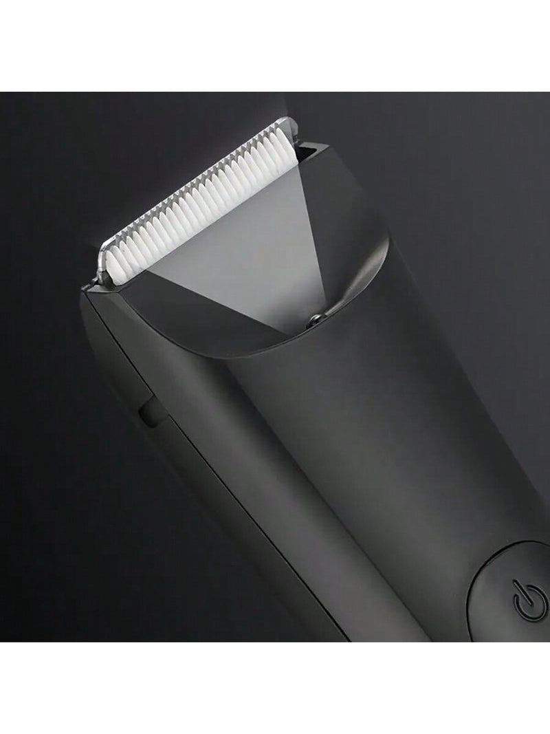 Aparador de Cabelo Corporal Elétrico Unissex, Kit de Grooming Recarregável e Sem Fio com Lâmina de Cerâmica, Visor LED, para Remoção de Cabelo de Homens e Mulheres, Grooming de Corpo Inteiro