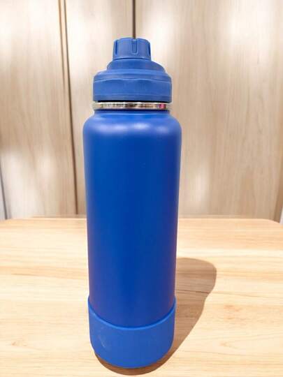 Garrafa Termica Com Protetor de Silicone 1200ML Dia a Dia Faculdade Trabalho