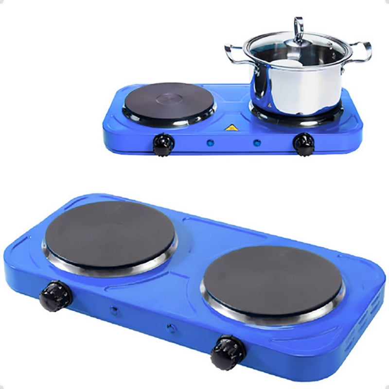 Fogareiro De Indução Cooktop Fogão Portátil Elétrico 2 Bocas 2000w De Potencia Linha Premium