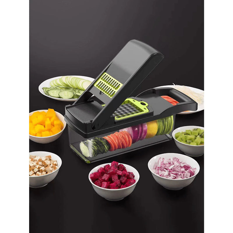 profissional cozinha sliceraço inox16em1fatiador cortador ralador de legumes verduras frutas coisas diferentes para casa